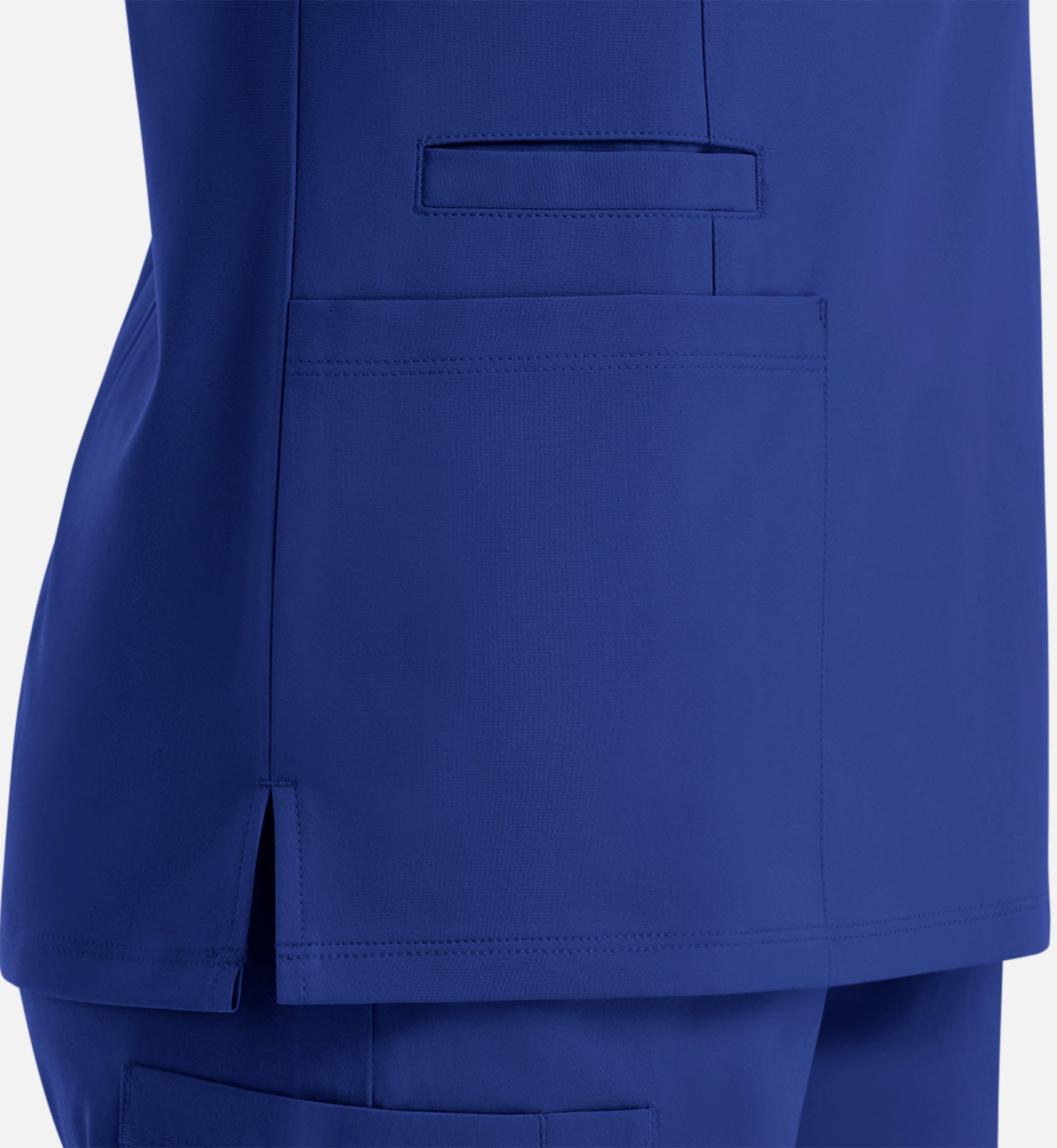 Momentum 5001 Women's Double V-Neck Top Galaxy Blue