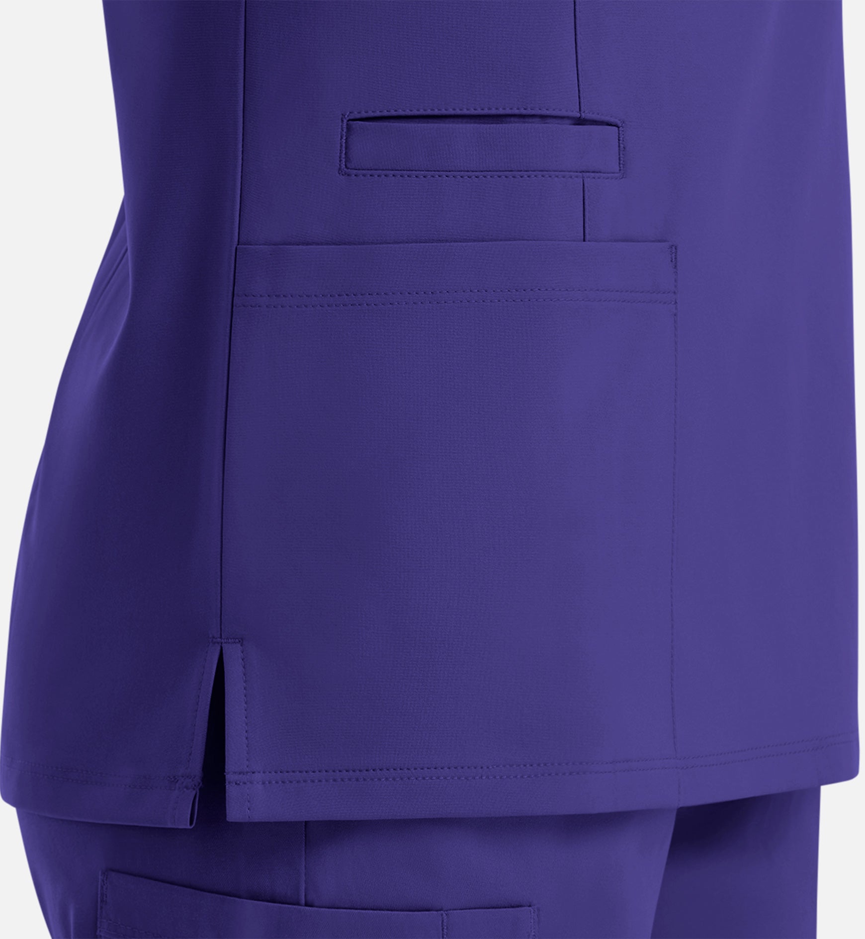 Momentum 5001 Women's Double V-Neck Top Grape