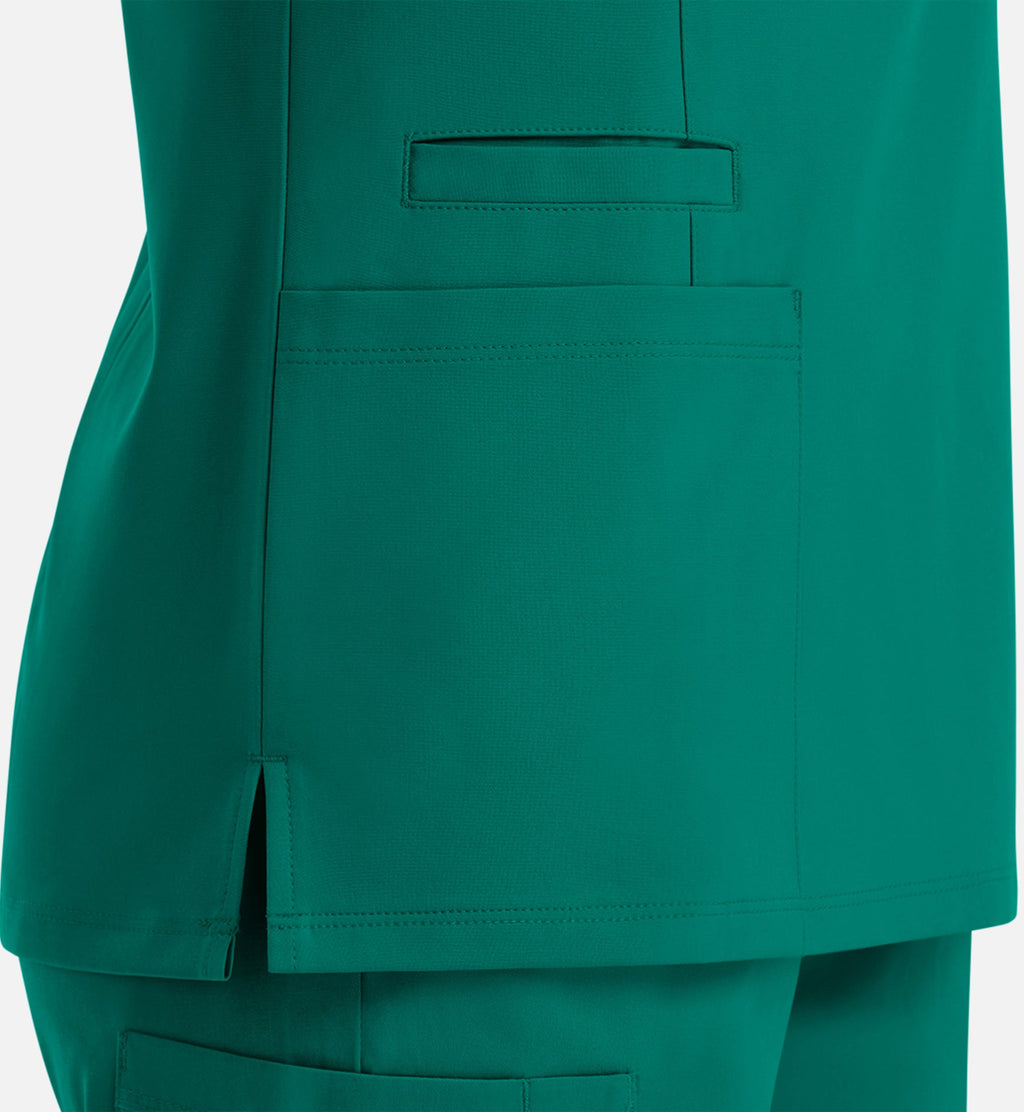 Momentum 5001 Women's Double V-Neck Top Hunter