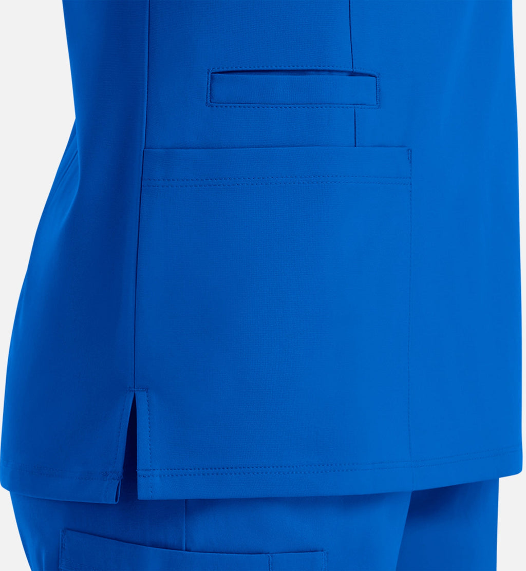 Momentum 5001 Women's Double V-Neck Top Royal Blue