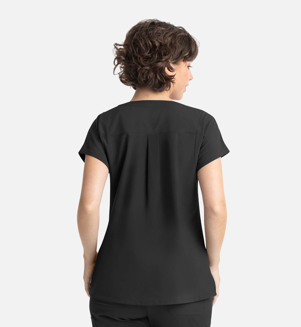 Momentum 5003 Women's Tuckable Dolman Top Black