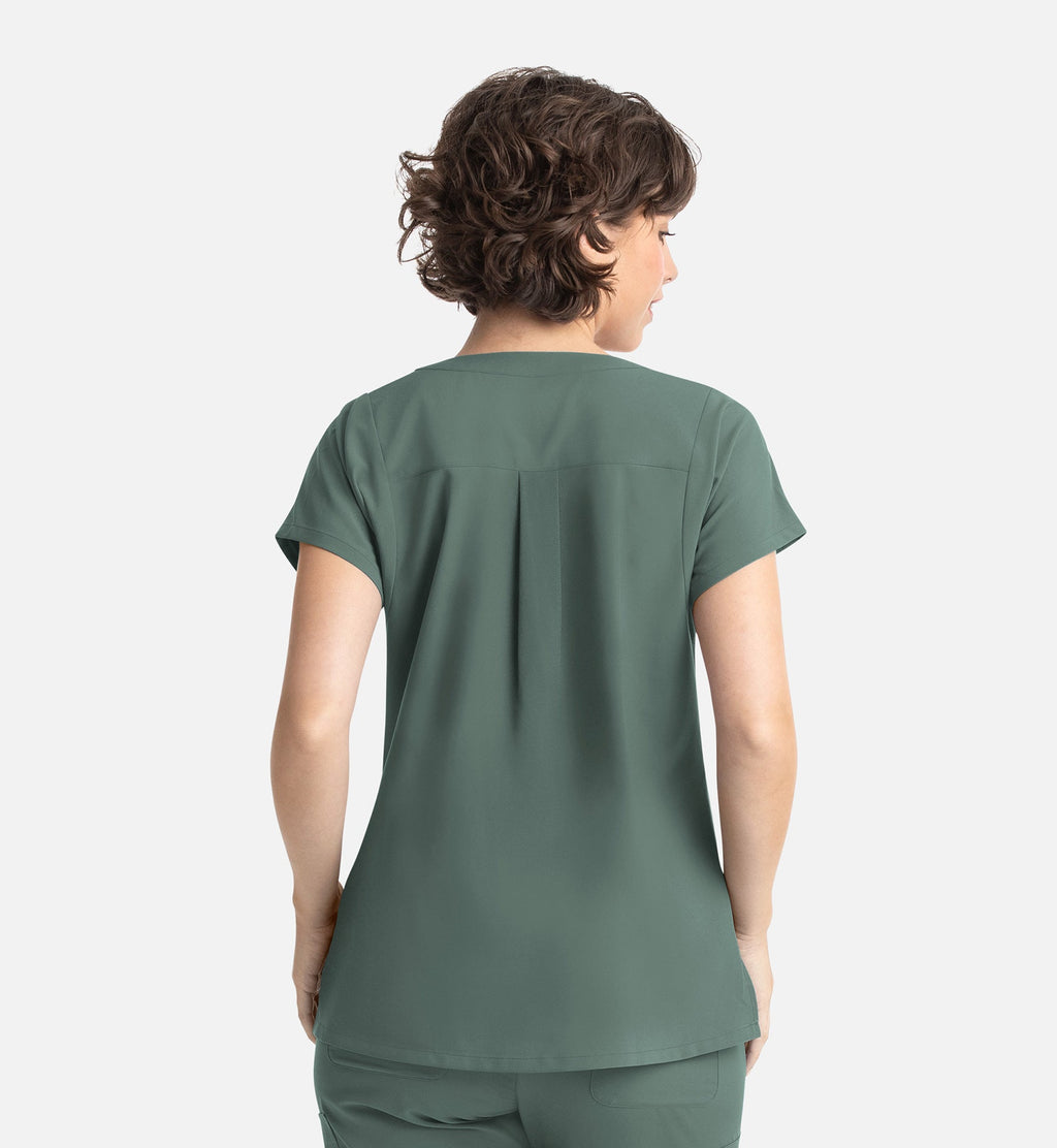 Momentum 5003 Women's Tuckable Dolman Top Moss