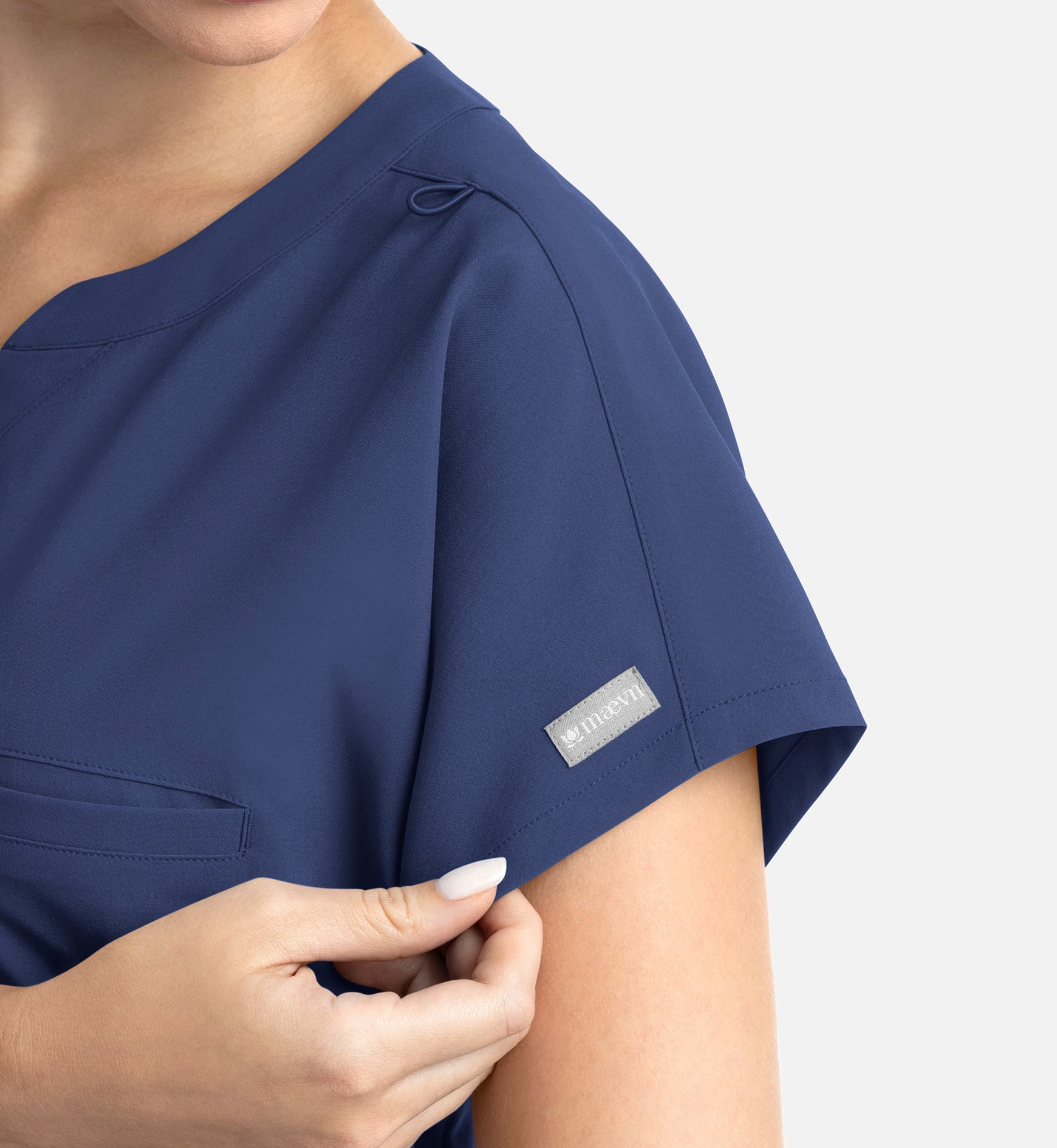 Momentum 5003 Women's Tuckable Dolman Top Navy