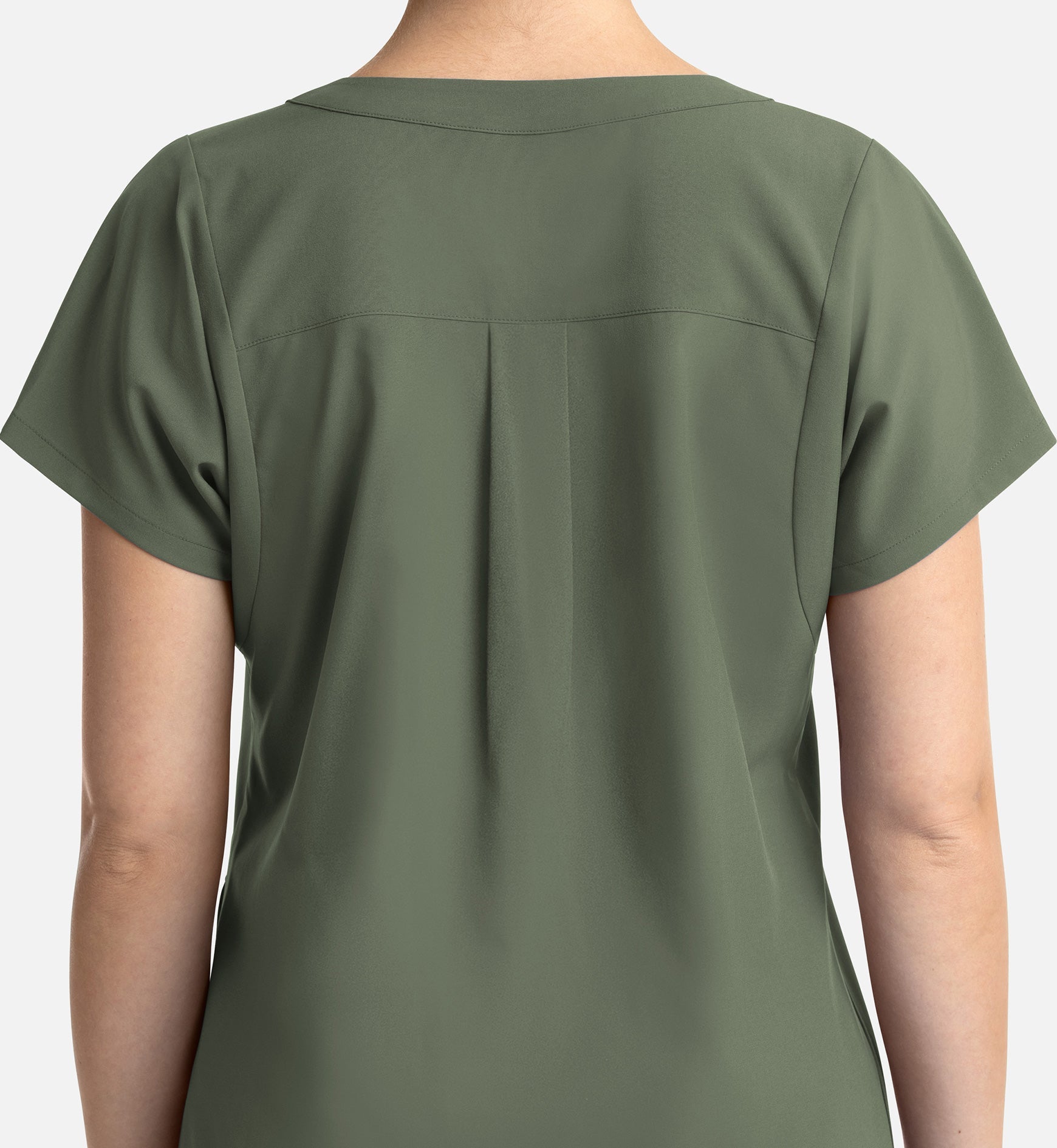 Momentum 5003 Women's Tuckable Dolman Top Olive