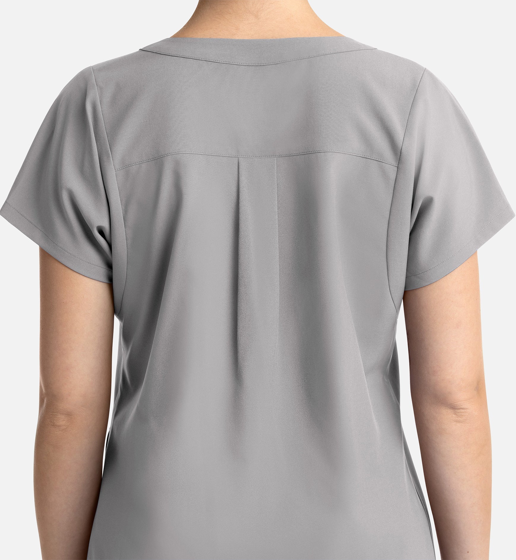 Momentum 5003 Women’s Tuckable Dolman Top Quiet Grey
