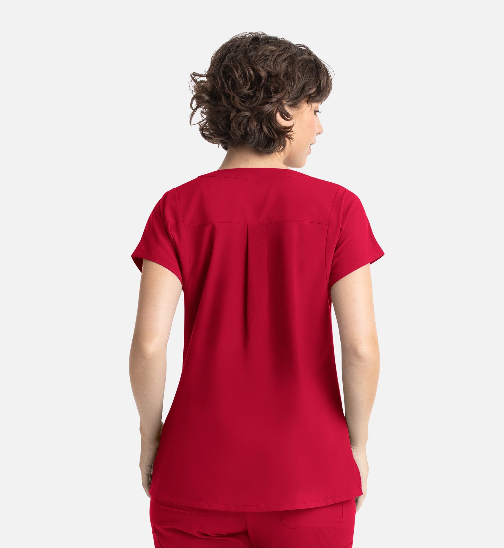 Momentum 5003 Women’s Tuckable Dolman Top Red