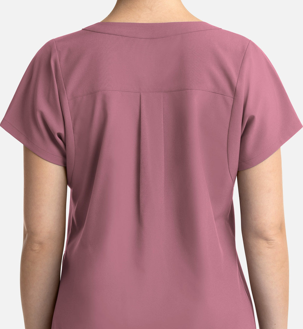 Momentum 5003 Women's Tuckable Dolman Top Rose
