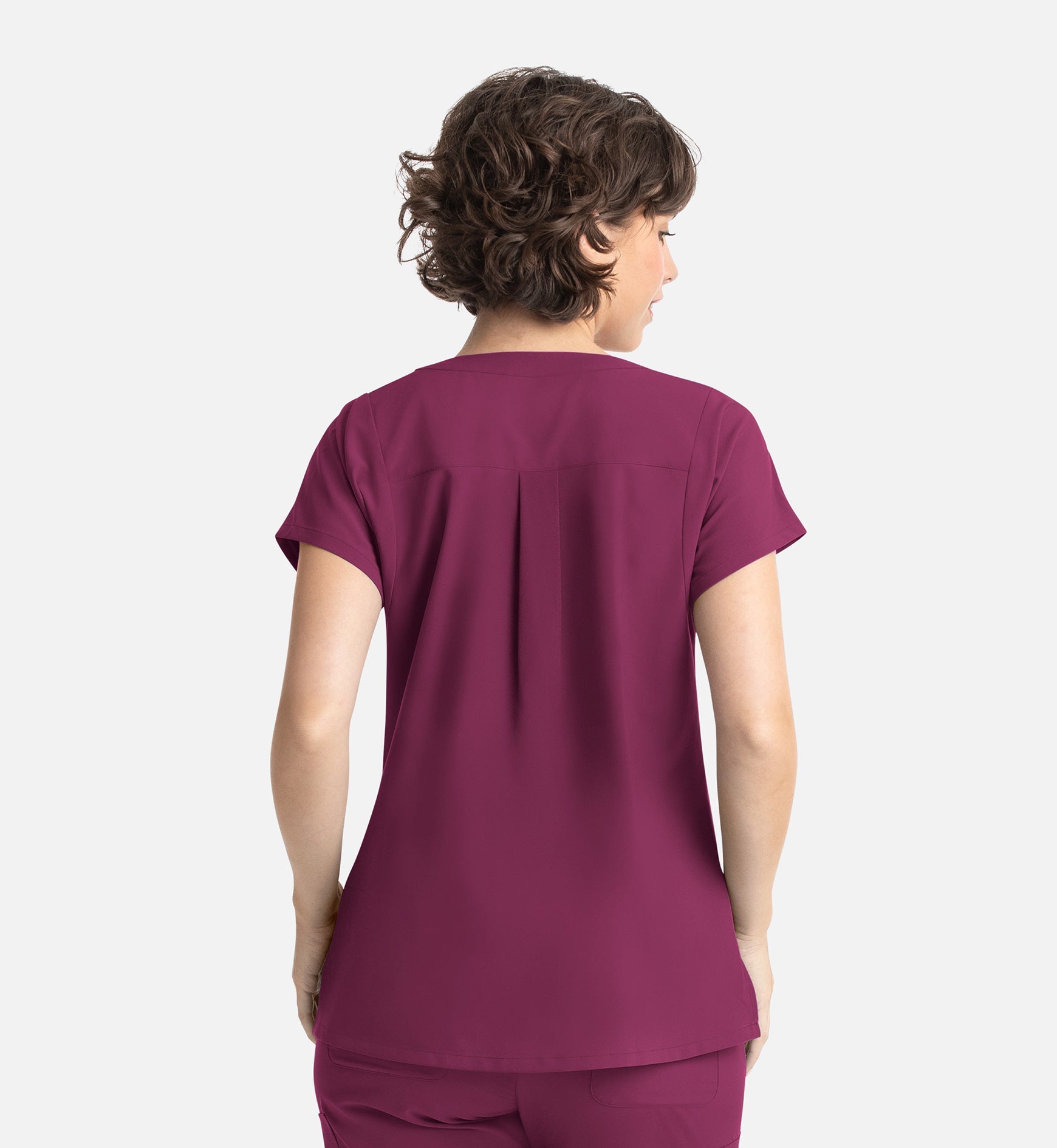 Momentum 5003 Women's Tuckable Dolman Top Wine