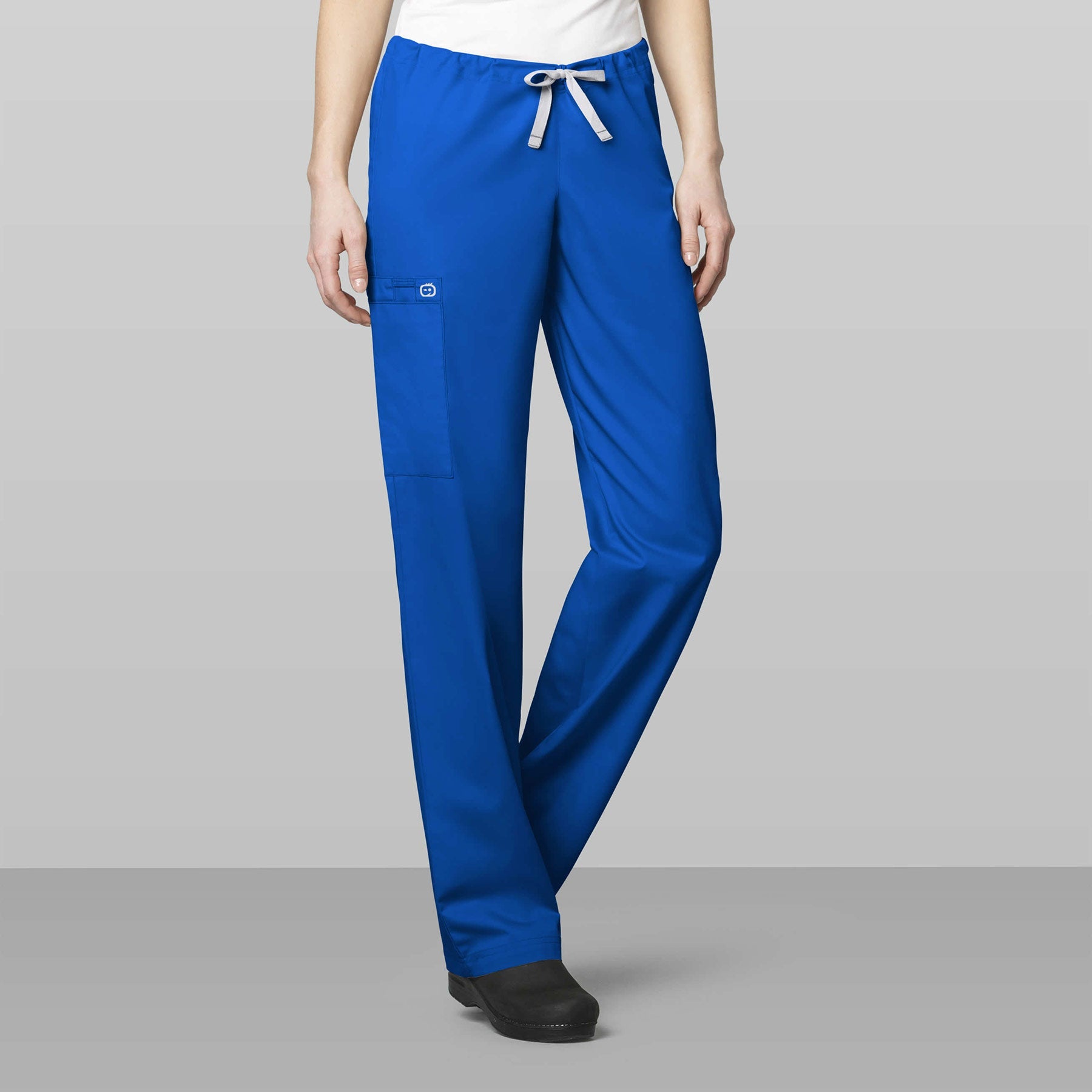 WonderWORK 500 Unisex Drawstring Cargo Scrub Pants Royal