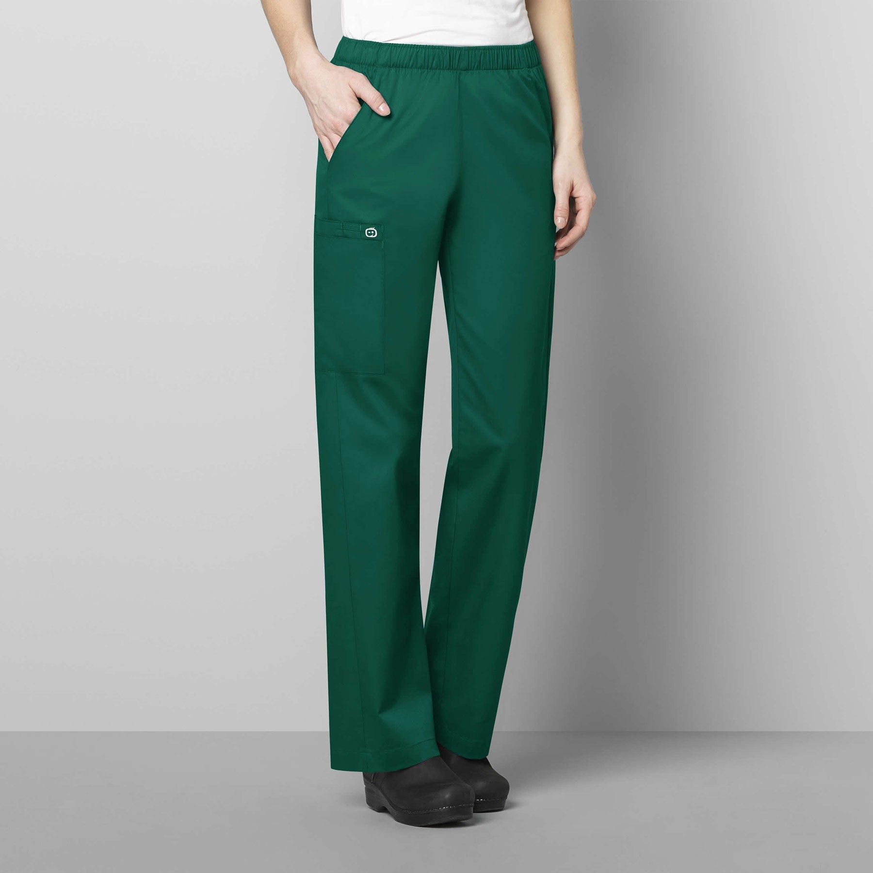 WonderWORK 501 Pull-On Cargo Scrub Pants Hunter