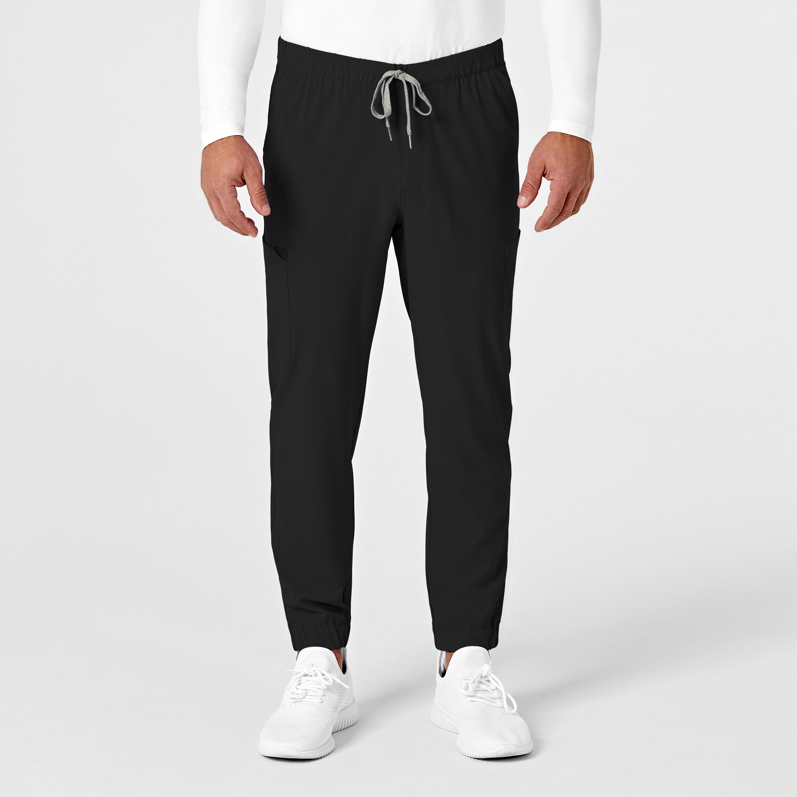 RENEW 5034 Men's Jogger Scrub Pants Black