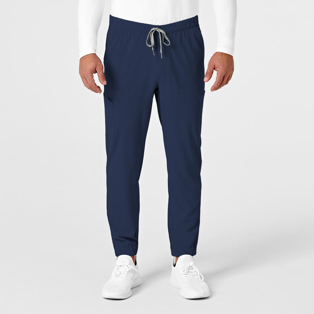 RENEW 5034 Men's Jogger Scrub Pants Navy