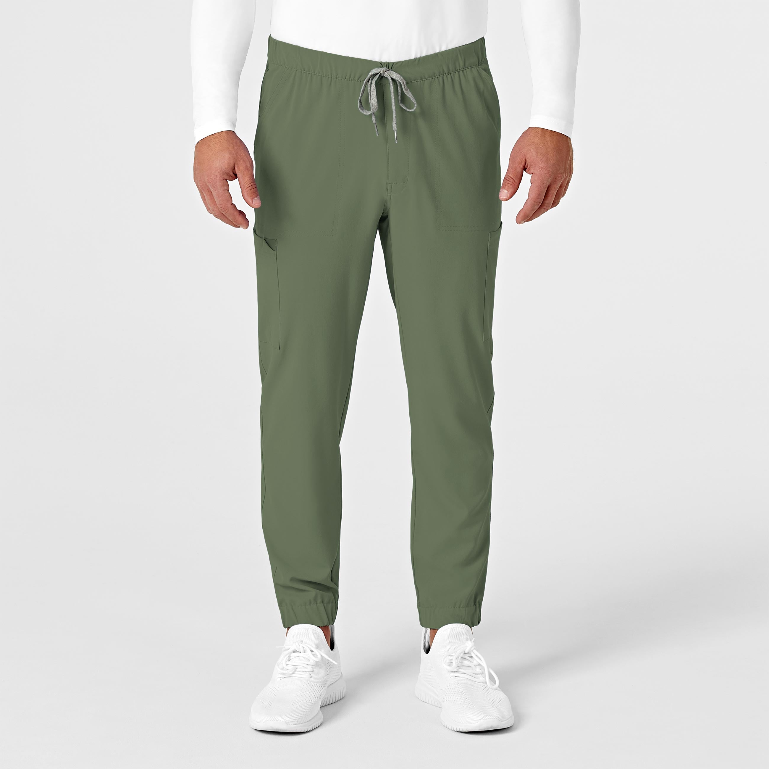 RENEW 5034 Men's Jogger Scrub Pants Olive