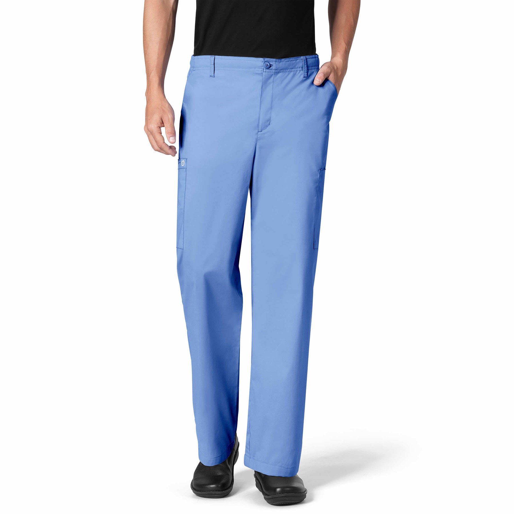WonderWORK 503 Men's Cargo Scrub Pants Ceil Blue