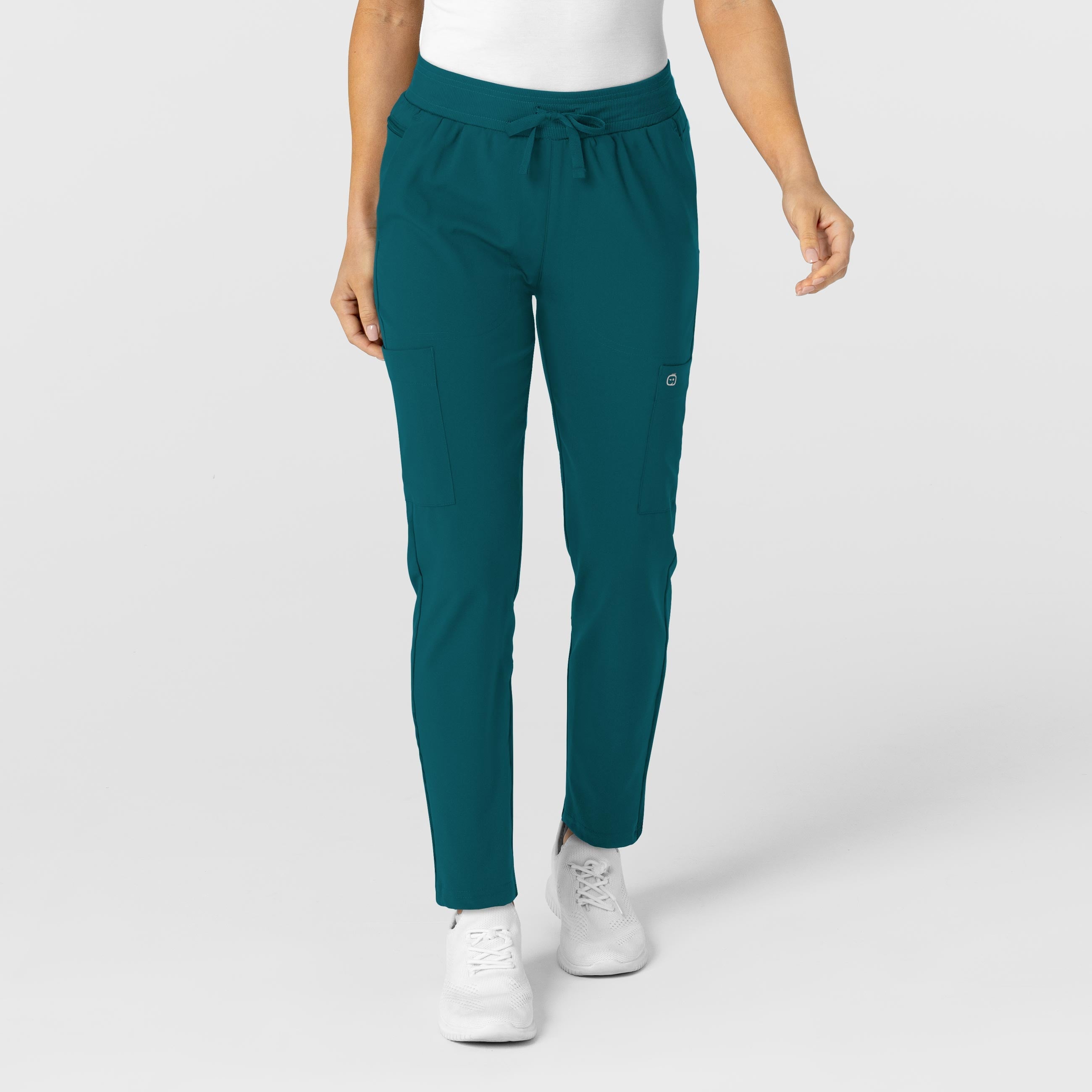 W123 5045 Flex-n-Reach Track Scrub Pants Caribbean