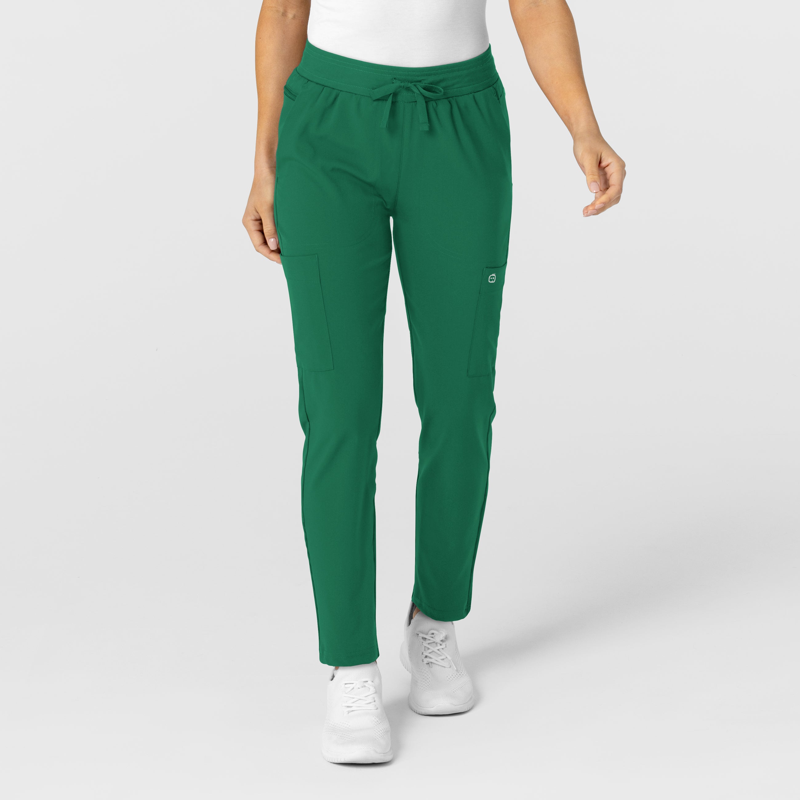W123 5045 Flex-n-Reach Track Scrub Pants Hunter