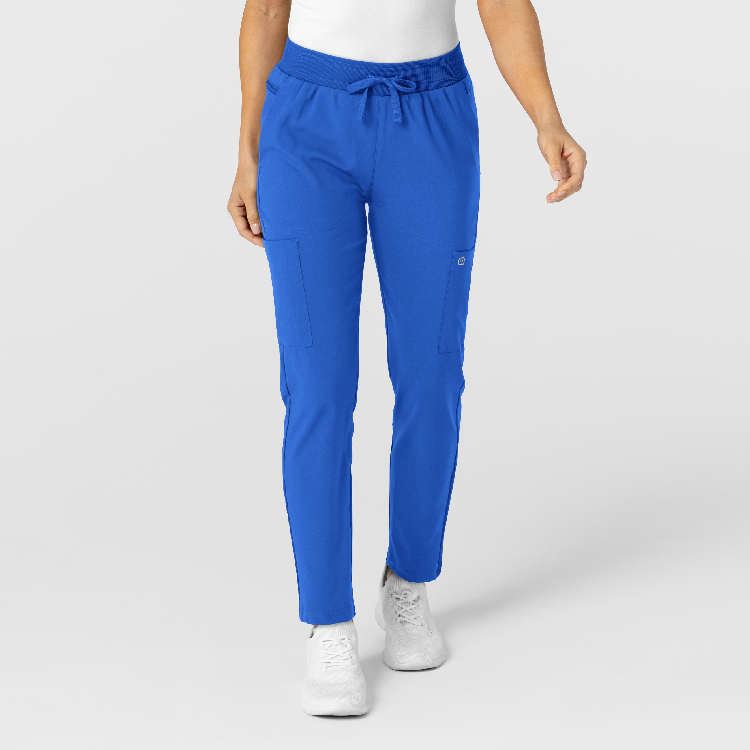 W123 5045 Flex-n-Reach Track Scrub Pants Royal