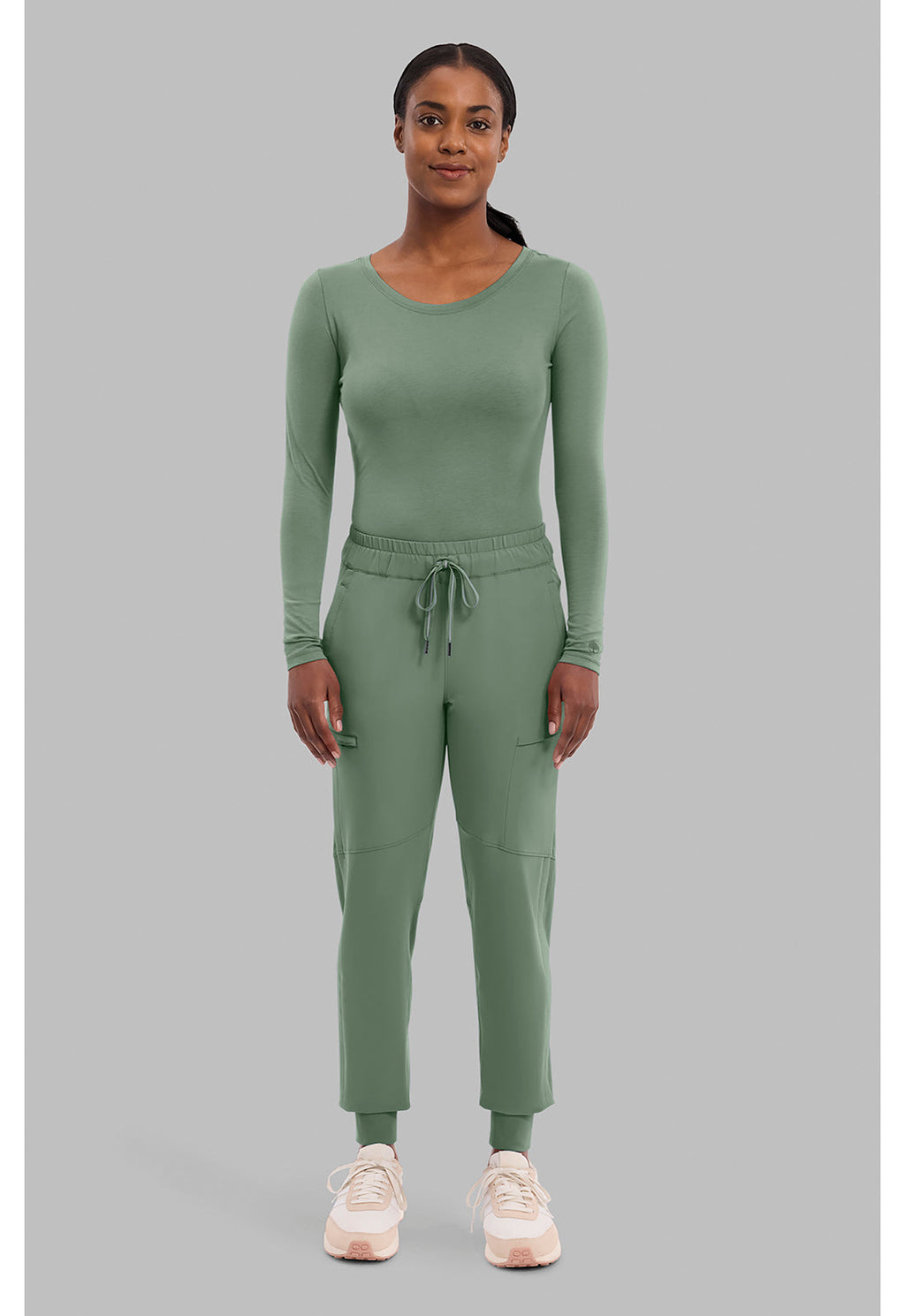 Knits 5047 Women's Melissa Scrub Top Acadia Green