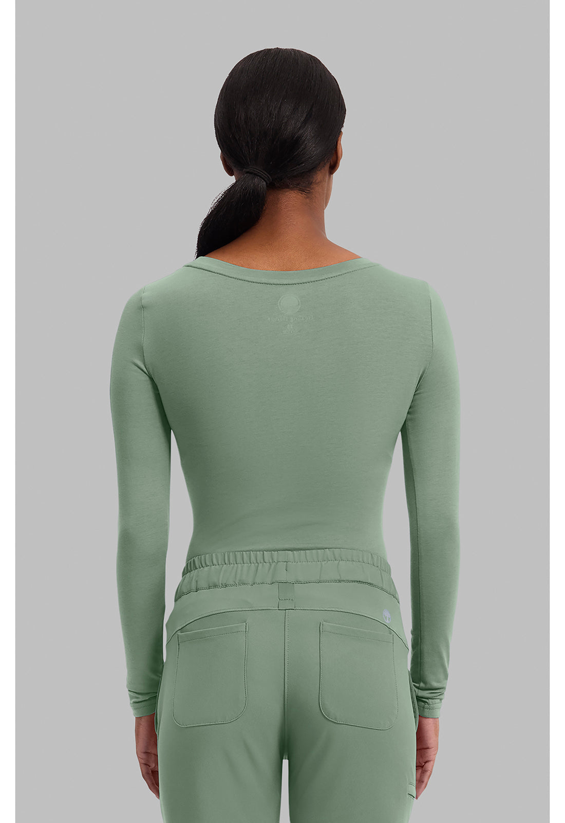 Knits 5047 Women's Melissa Scrub Top Acadia Green