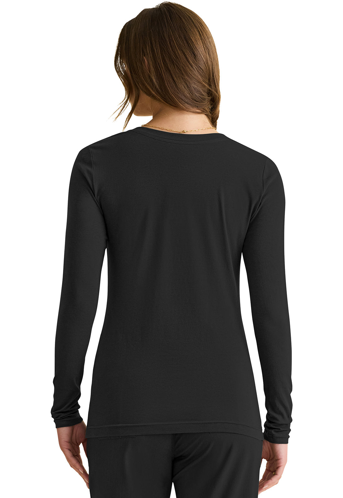 Knits 5047 Women's Melissa Scrub Top Black