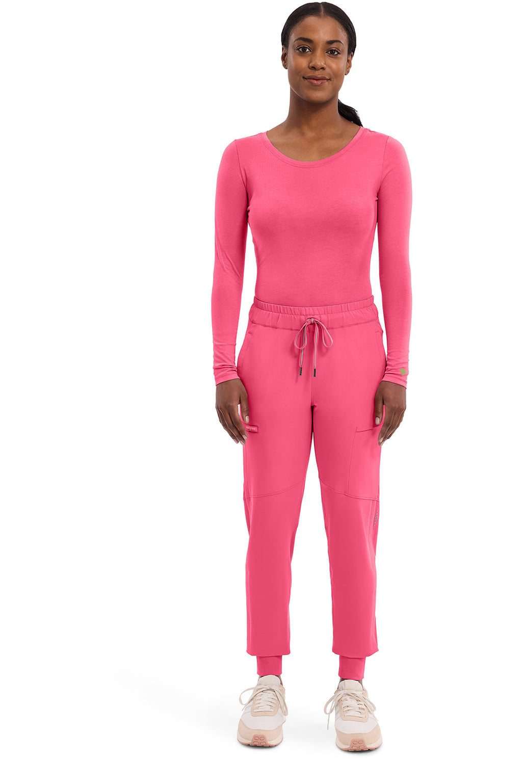 Knits 5047 Women's Melissa Scrub Top Carnation Pink