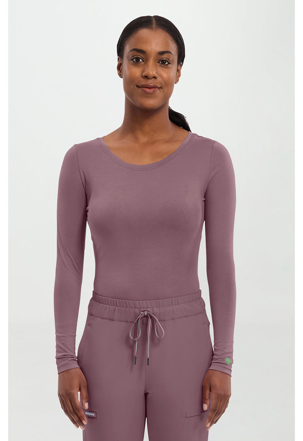Knits 5047 Women's Melissa Scrub Top Elderberry