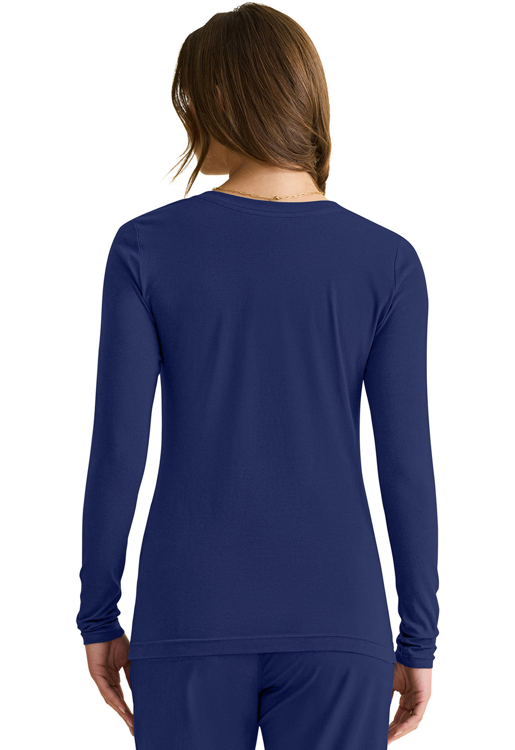 Knits 5047 Women's Melissa Scrub Top Navy