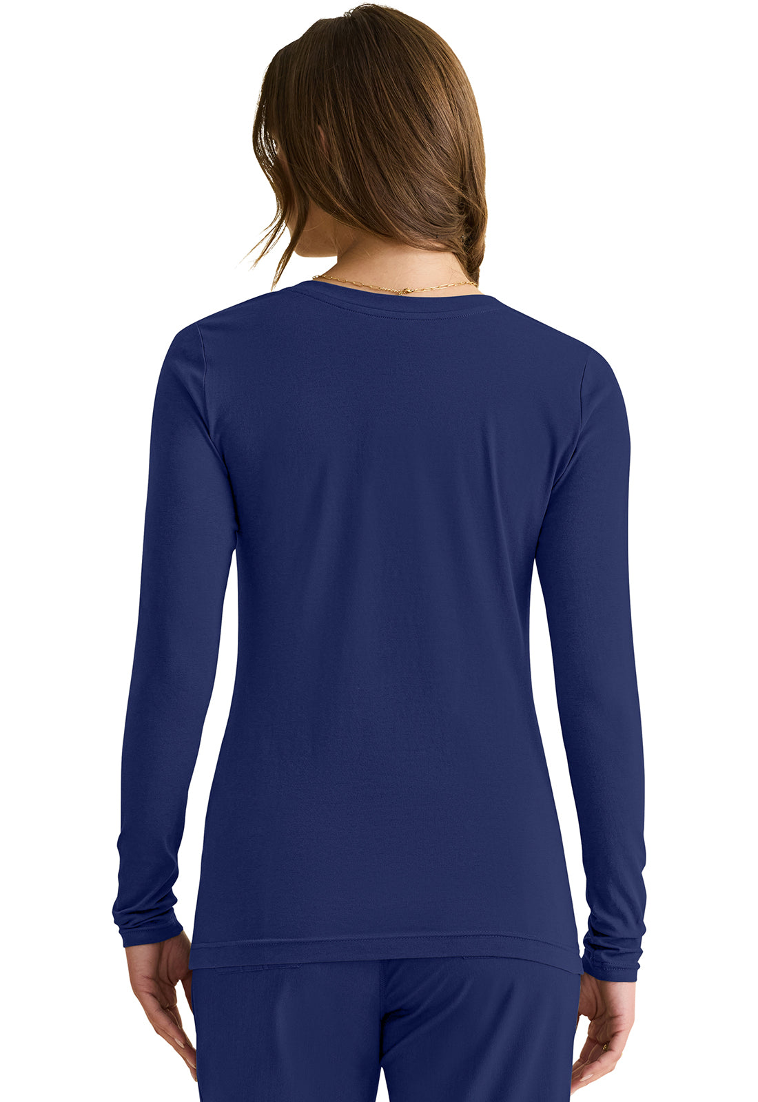 Knits 5047 Women's Melissa Scrub Top Navy