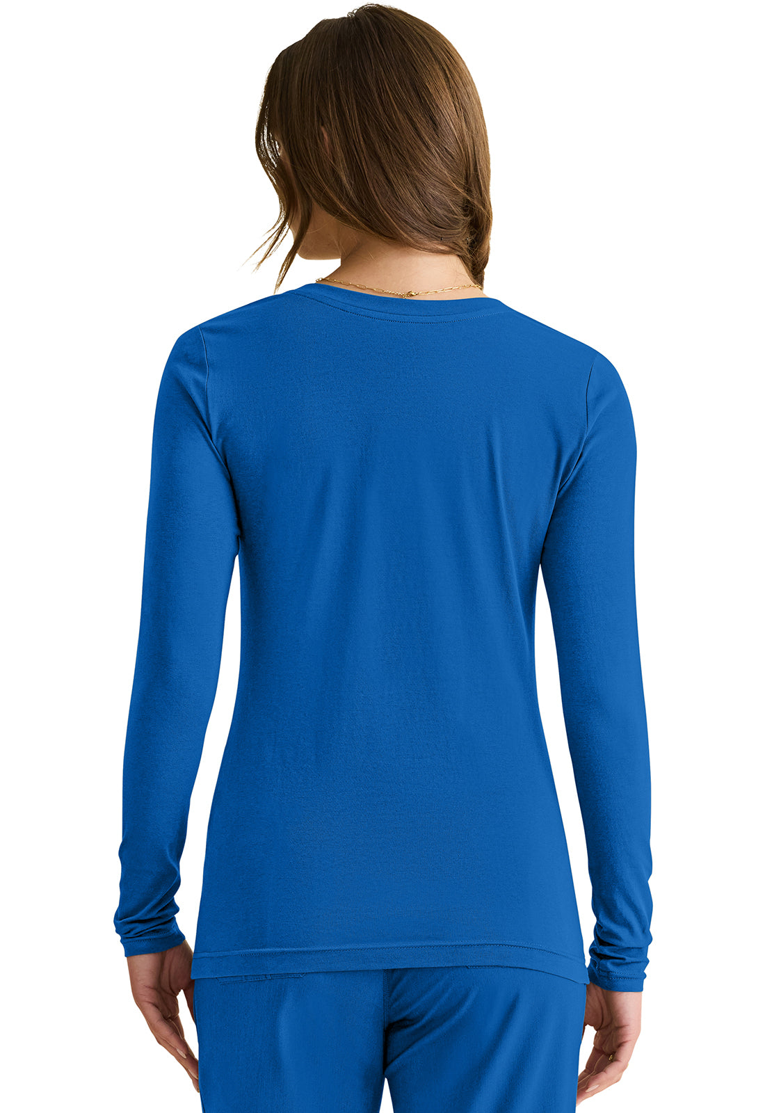 Knits 5047 Women's Melissa Scrub Top Royal