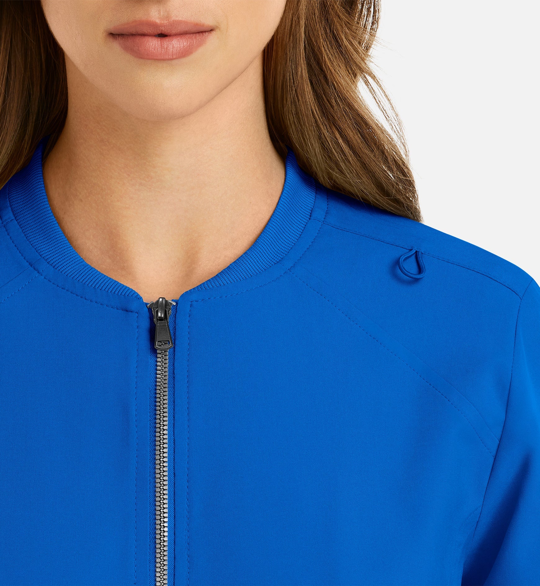 Momentum 5061 Women's Full Zip Bomber Jacket Royal Blue