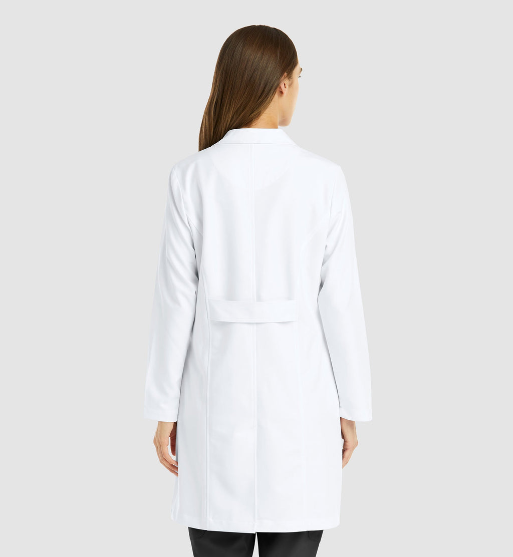 Momentum Lab Coats 5071 Women's Full Length Lab Coat White