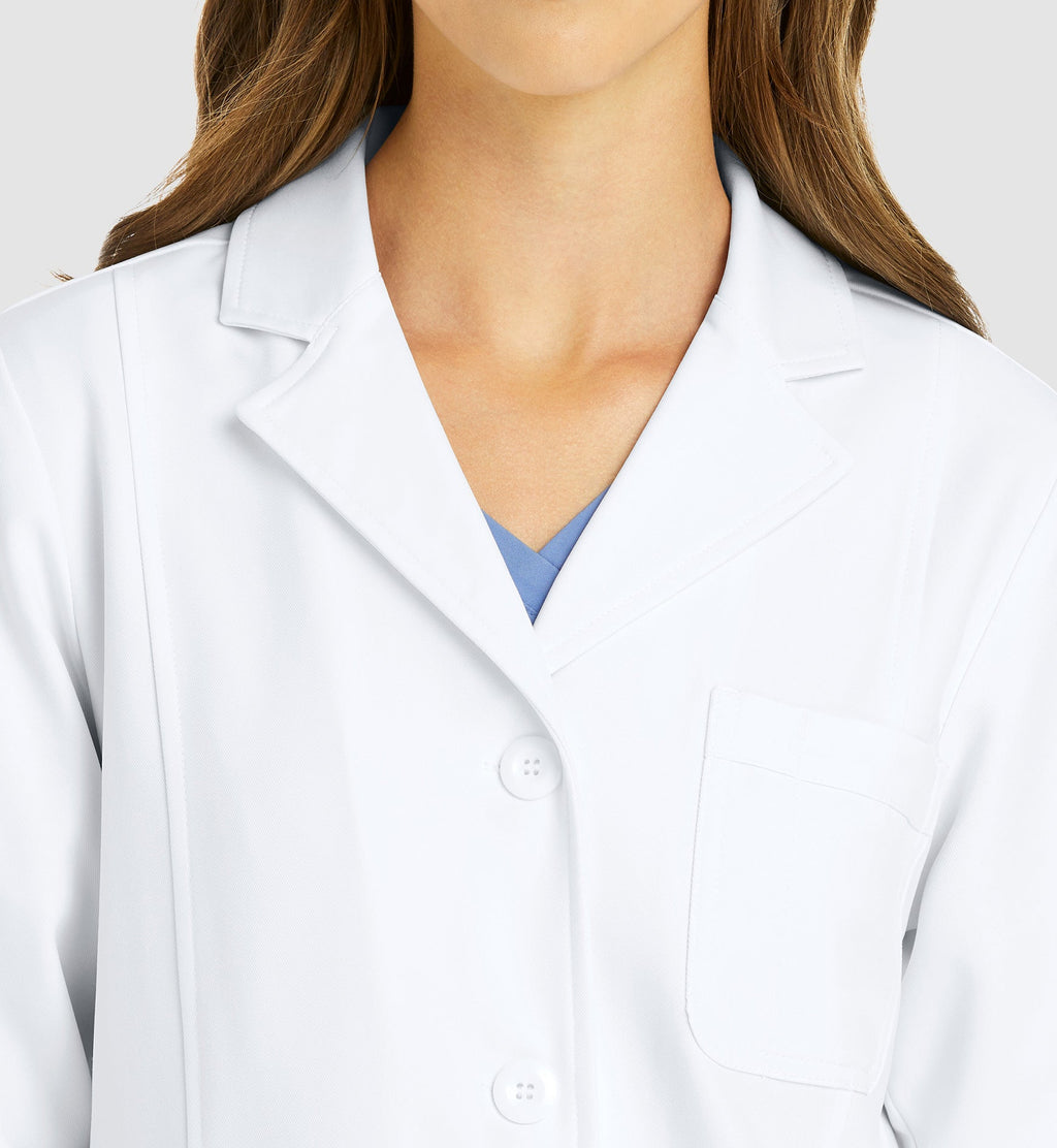 Momentum Lab Coats 5071 Women's Full Length Lab Coat White