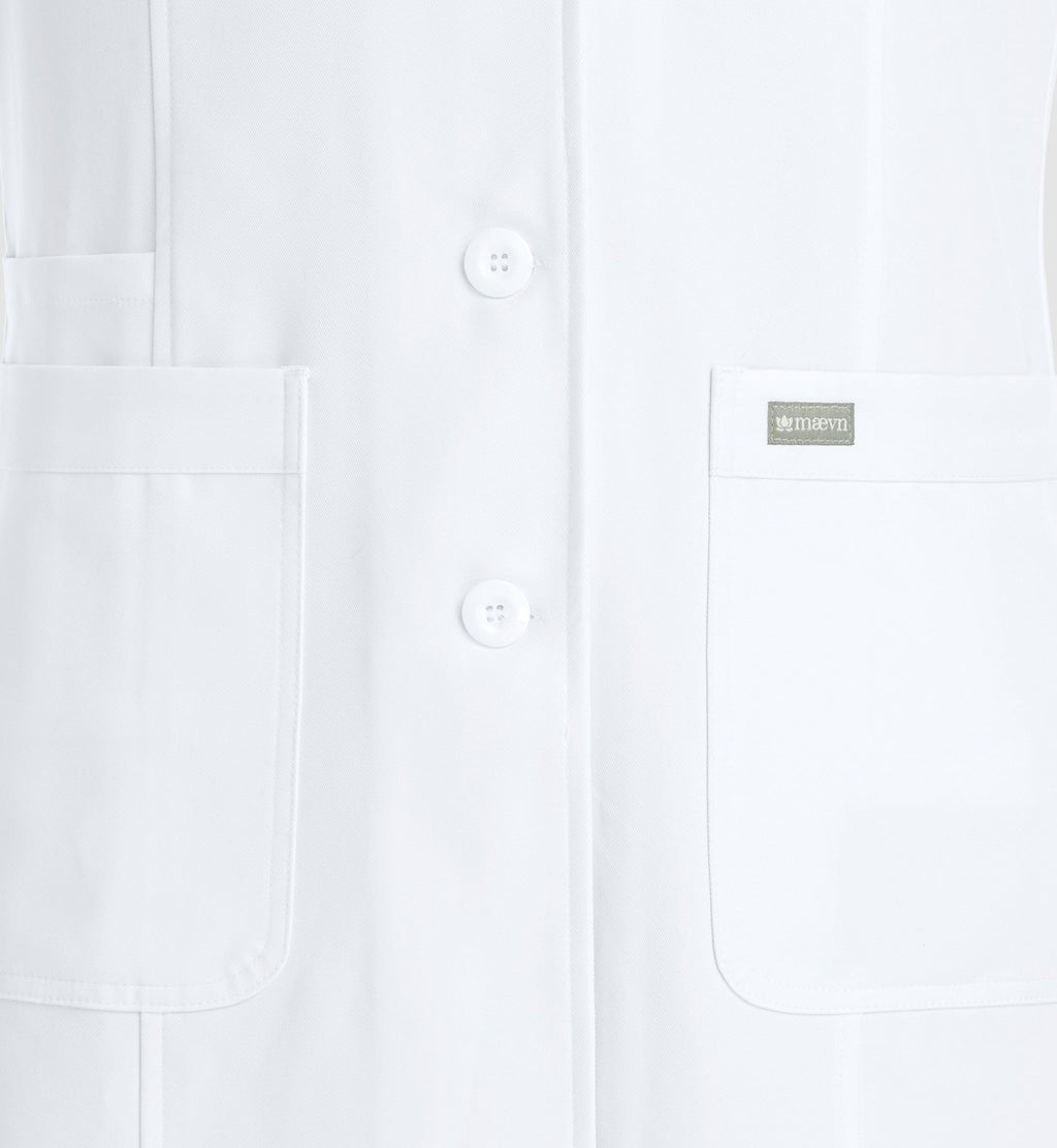 Momentum Lab Coats 5071 Women's Full Length Lab Coat White