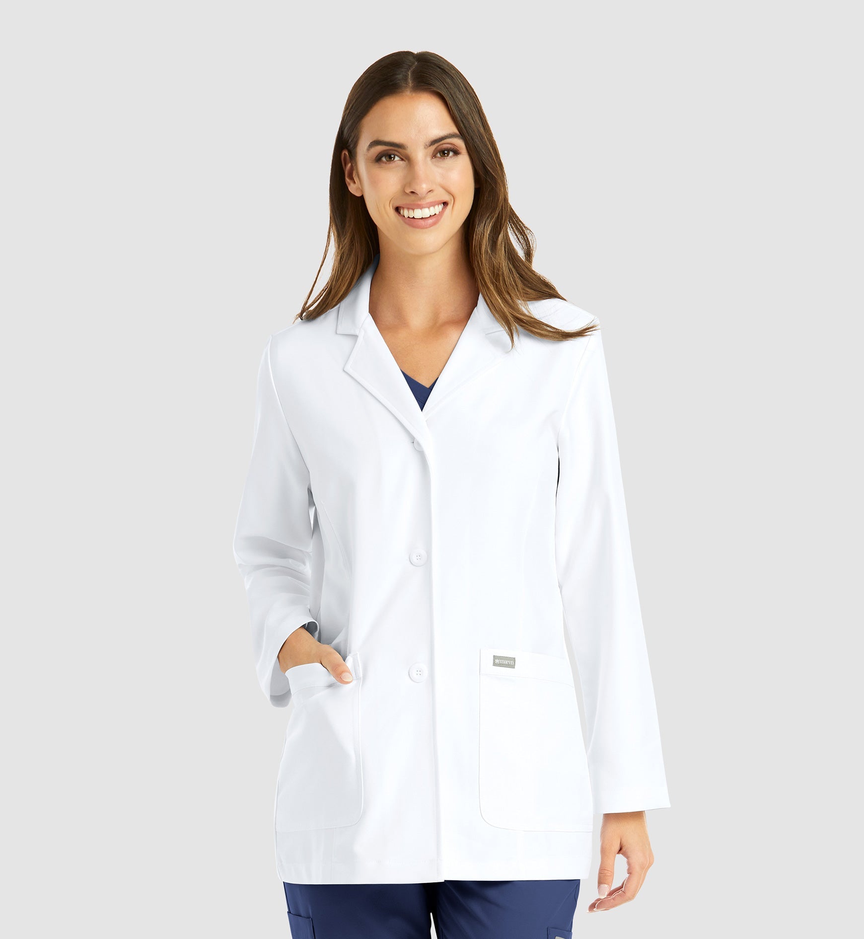 Momentum Lab Coats 5073 Women's Consultation Lab Coat White