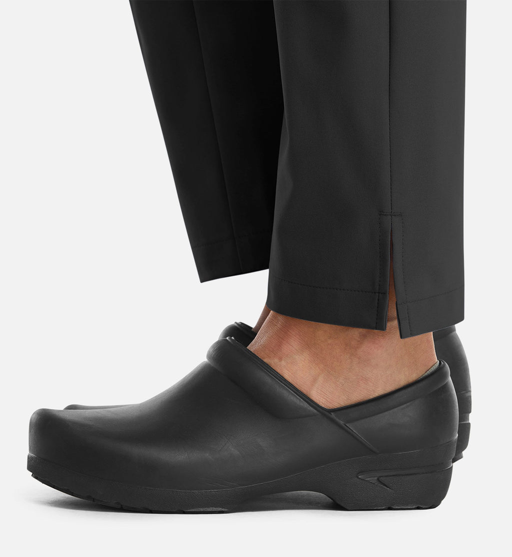 Momentum 5091 Women's Full Elastic Pull On Pants Black