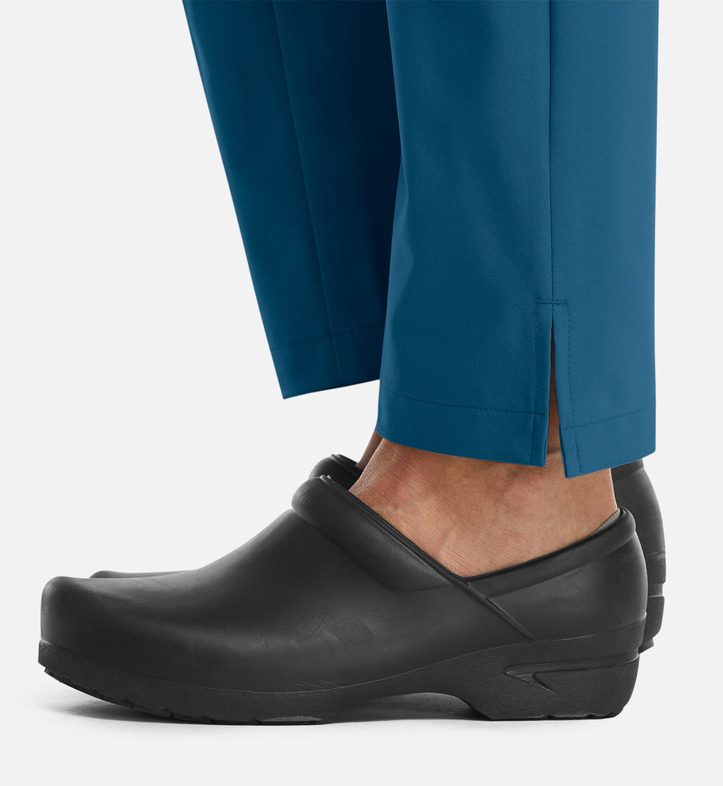 Momentum 5091 Women's Full Elastic Pull On Pants Caribbean Blue