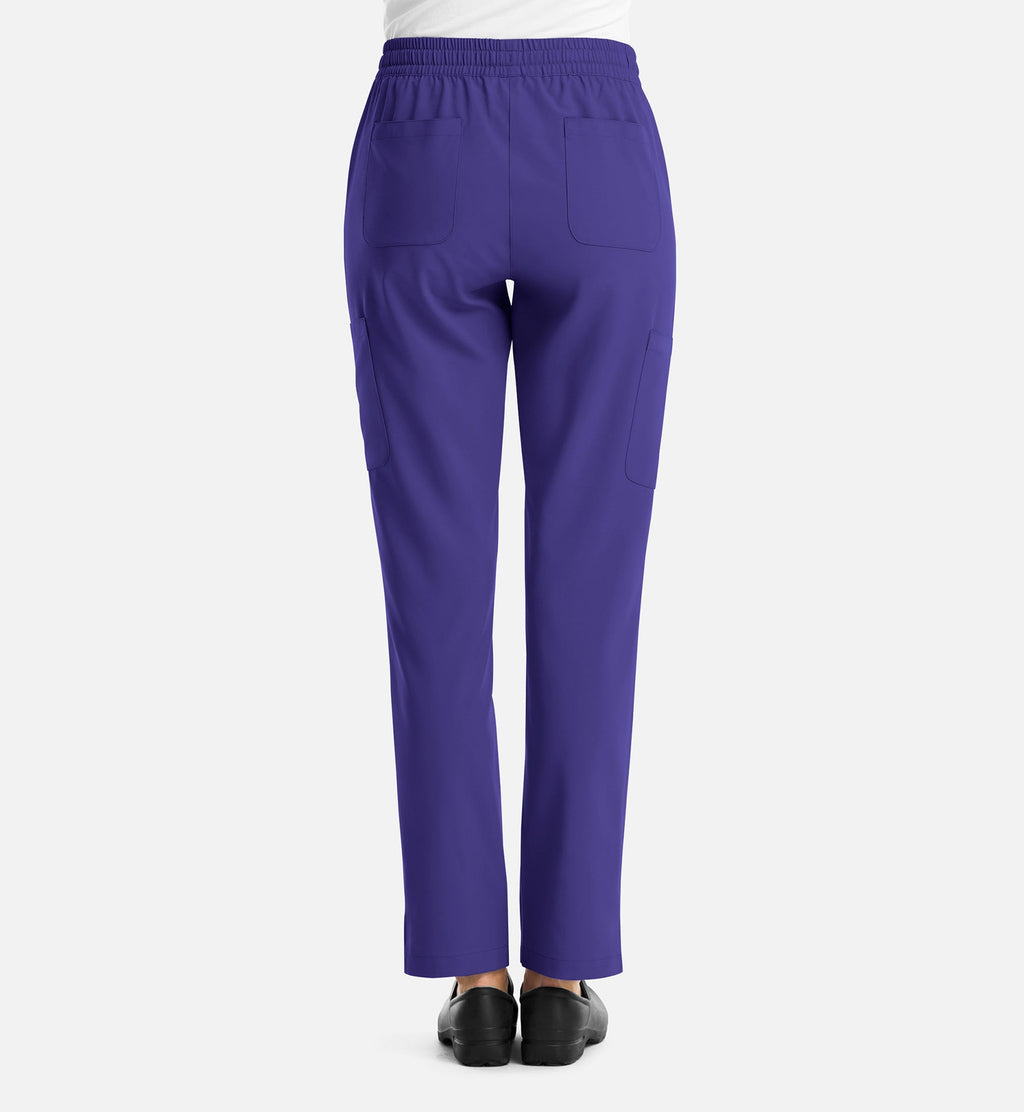 Momentum 5091 Women's Full Elastic Pull On Pants Grape