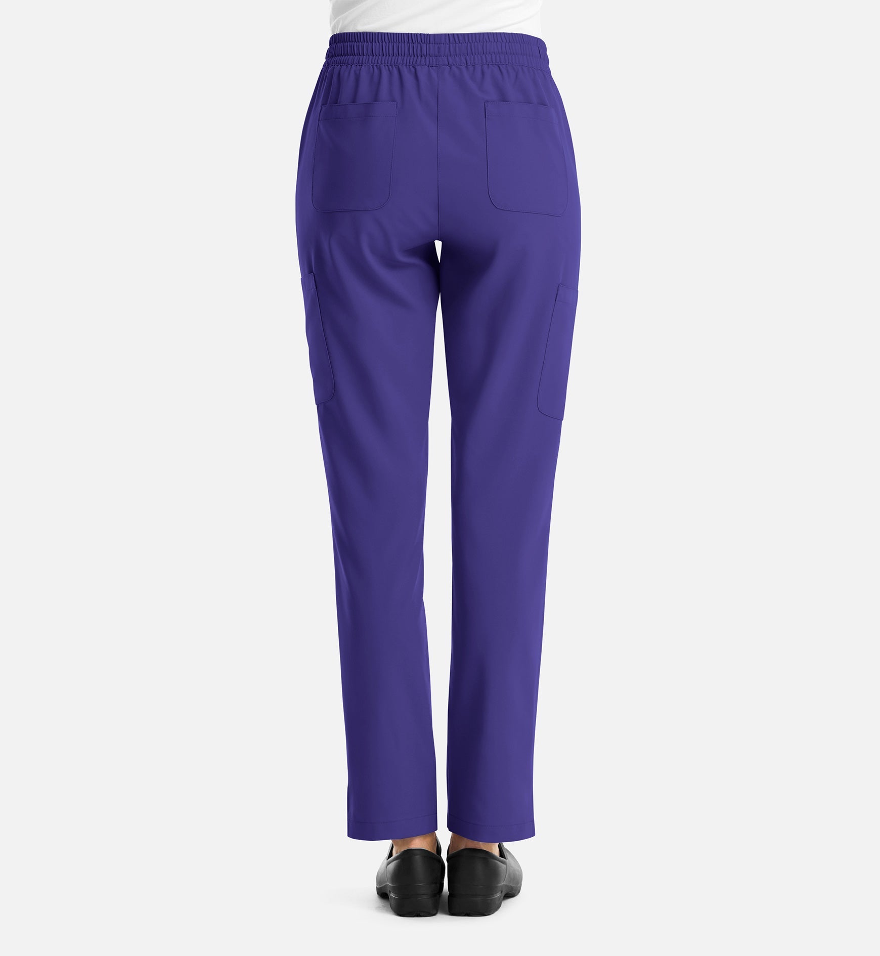 Momentum 5091 Women's Full Elastic Pull On Pants Grape