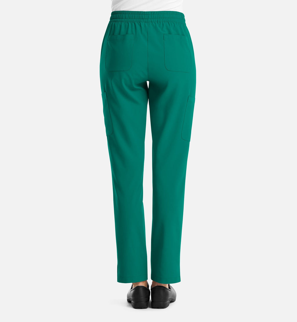 Momentum 5091 Women's Full Elastic Pull On Pants Hunter