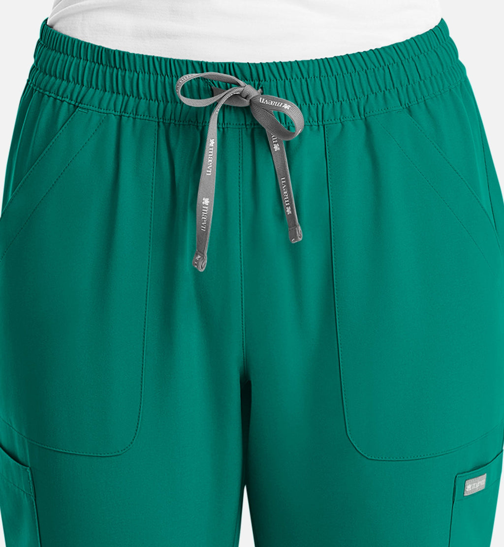 Momentum 5091 Women's Full Elastic Pull On Pants Hunter