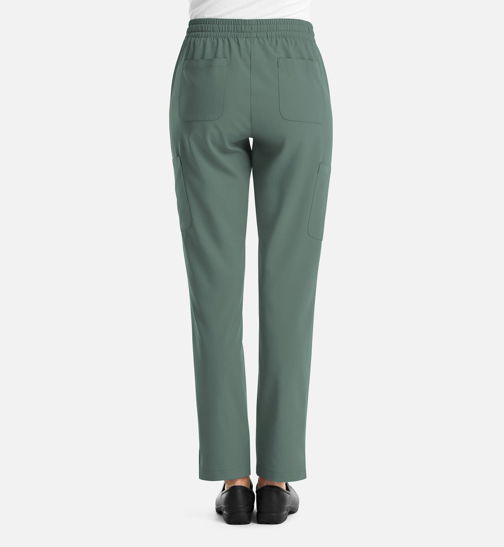 Momentum 5091 Women's Full Elastic Pull On Pants Moss