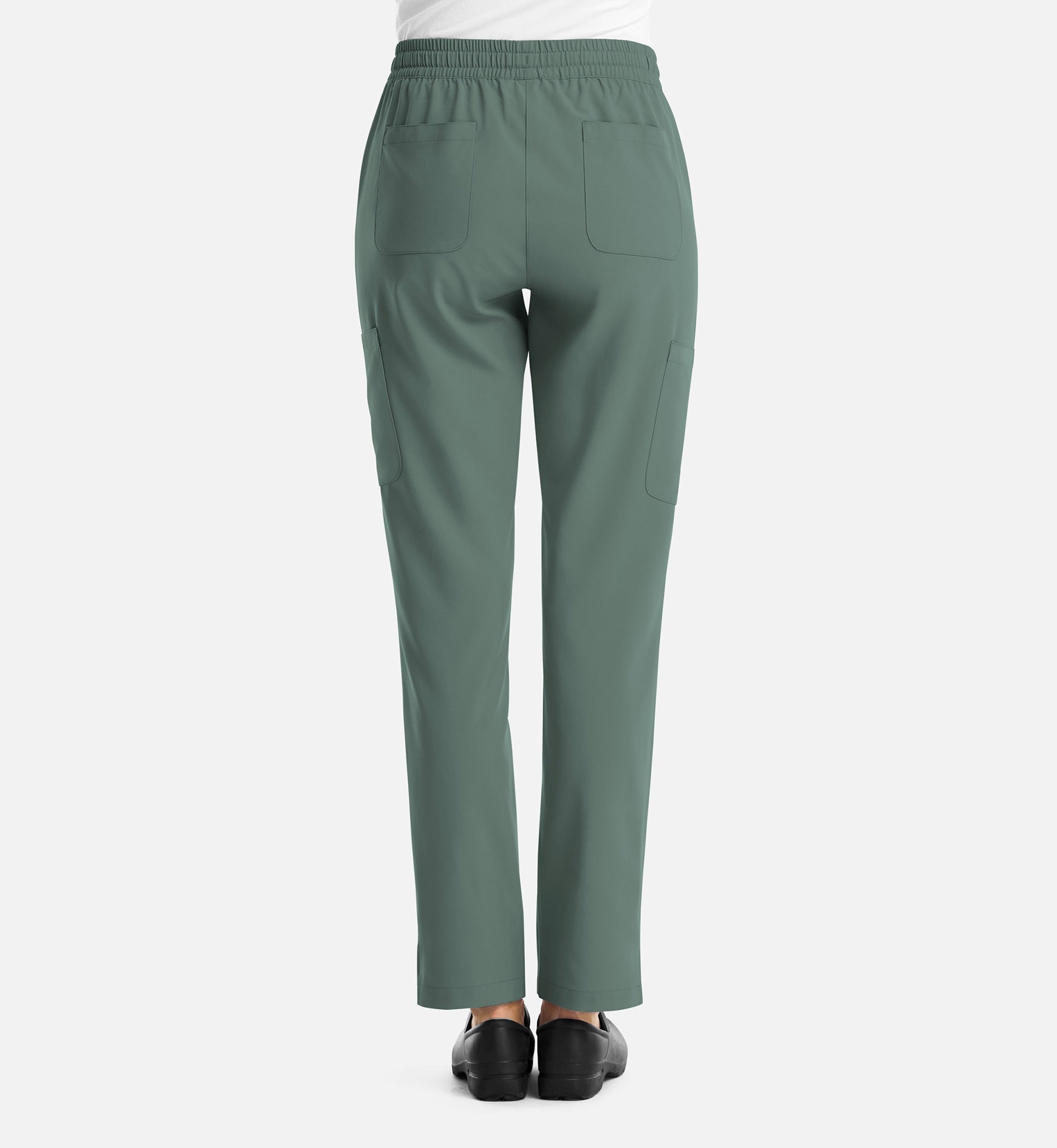 Momentum 5091 Women's Full Elastic Pull On Pants Moss