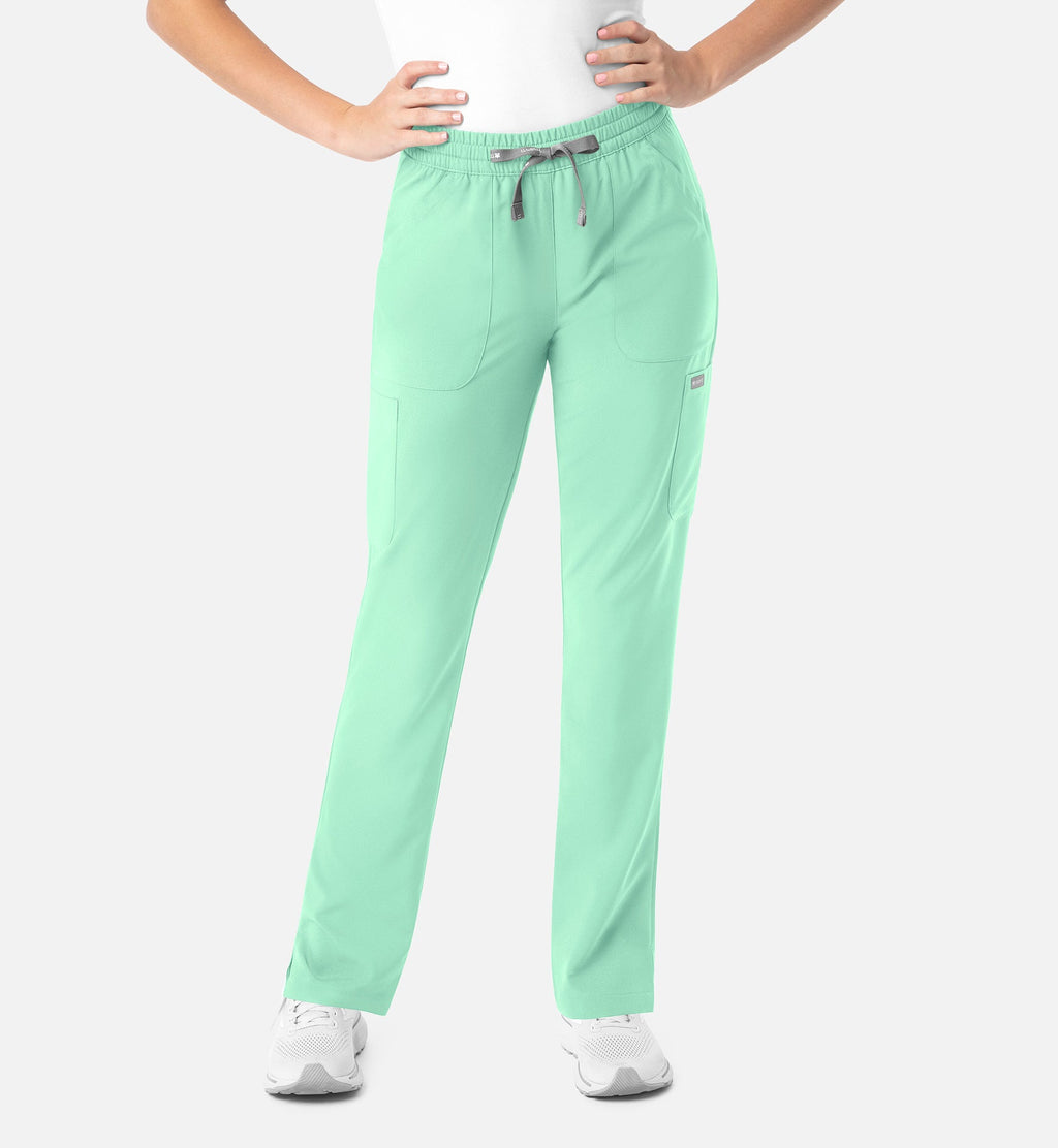 Momentum 5091 Women's Full Elastic Pull On Pants Opal