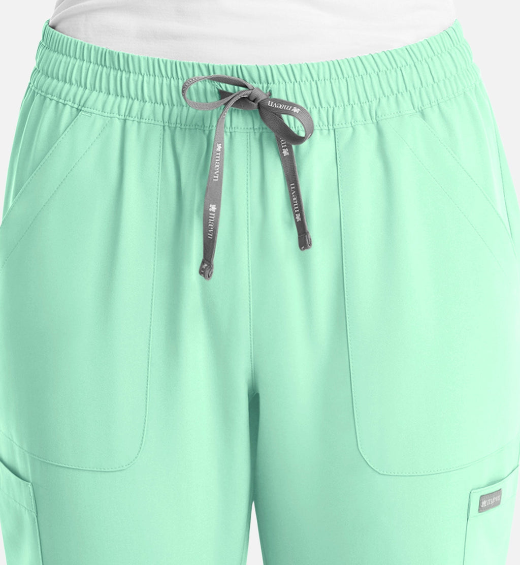 Momentum 5091 Women's Full Elastic Pull On Pants Opal