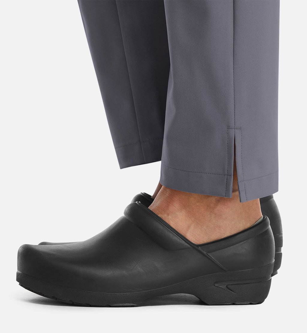 Momentum 5091 Women's Full Elastic Pull On Pants Pewter