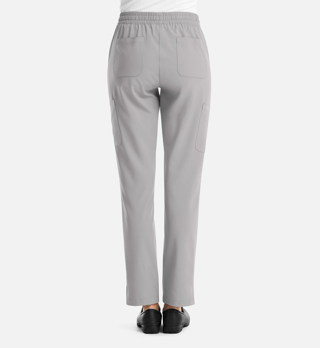 Momentum 5091 Women's Full Elastic Pull On Pants Quiet Grey