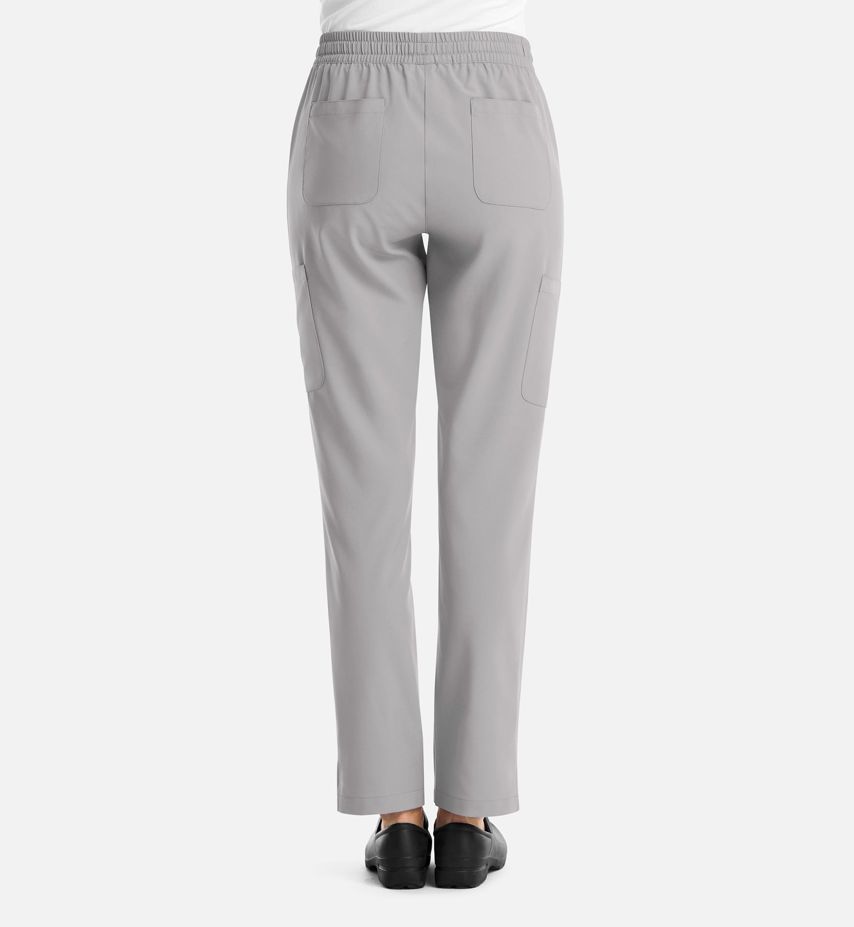 Momentum 5091 Women's Full Elastic Pull On Pants Quiet Grey