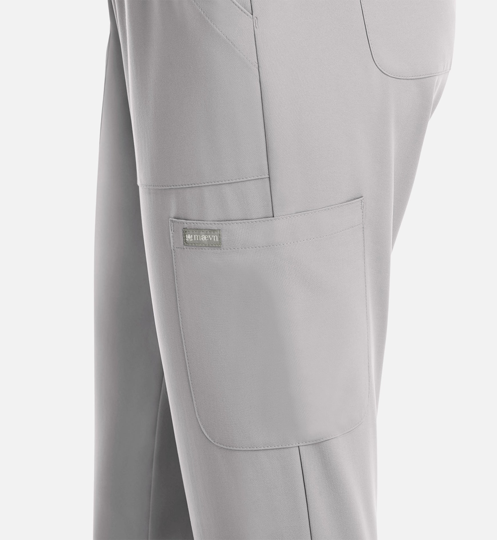 Momentum 5091 Women's Full Elastic Pull On Pants Quiet Grey