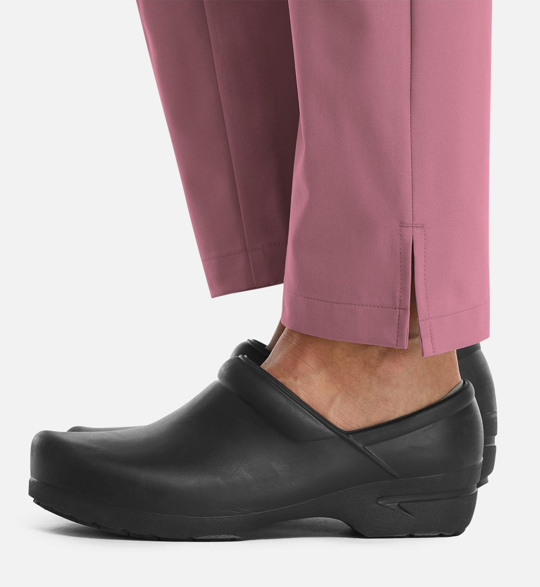 Momentum 5091 Women's Full Elastic Pull On Pants Rose