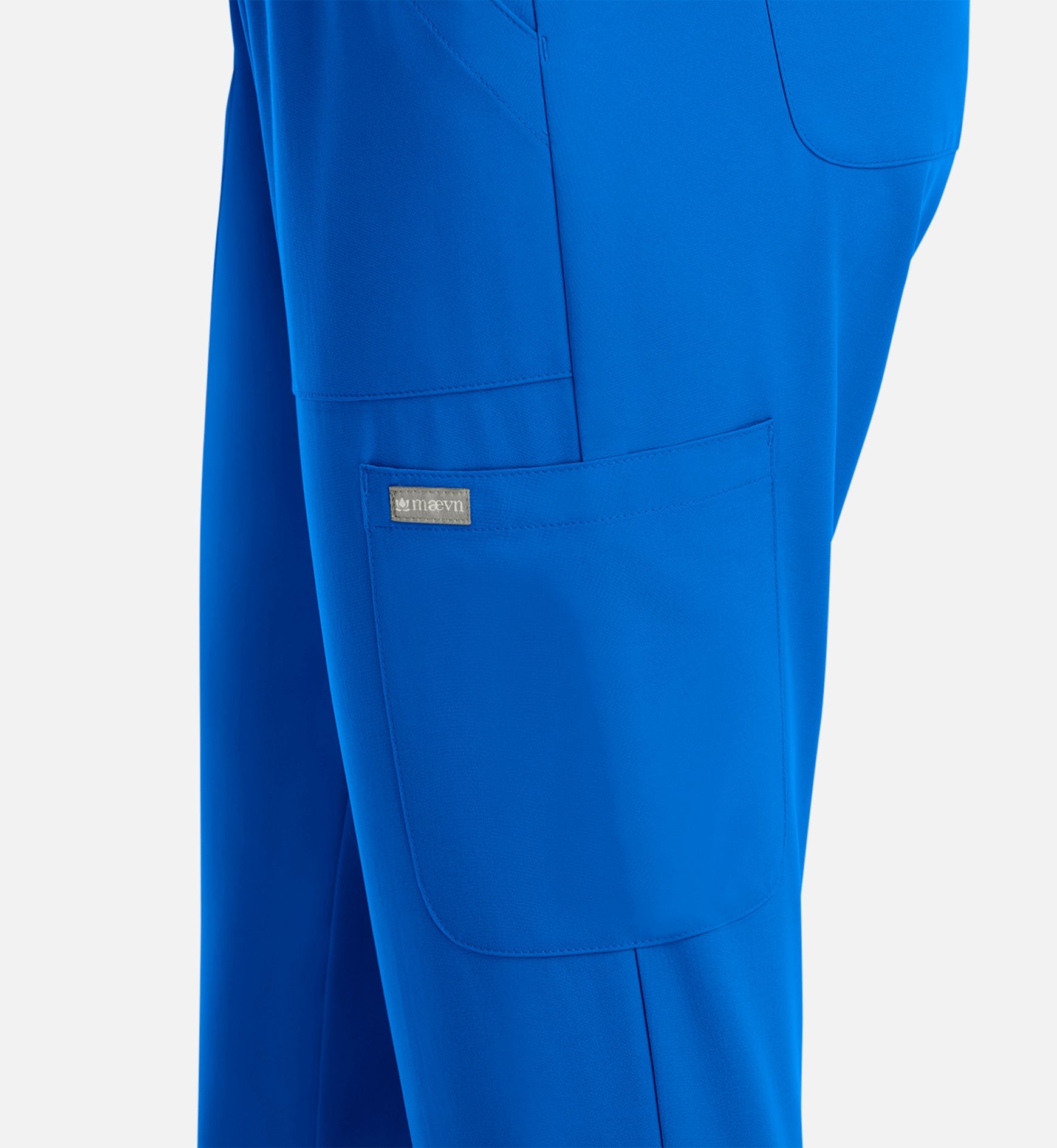 Momentum 5091 Women's Full Elastic Pull On Pants Royal Blue